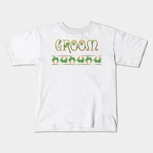 Irish Shamrock Wedding - Groom Kids T-Shirt